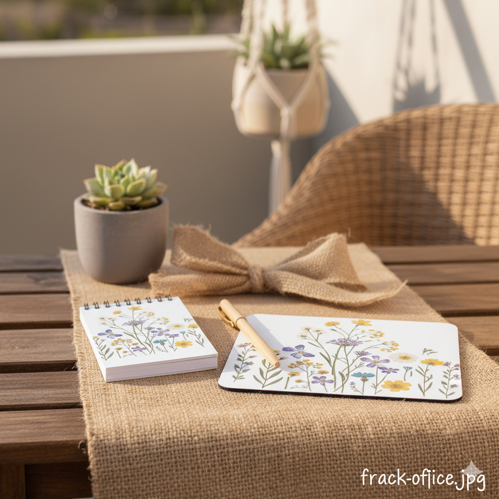 Office pack with pen, notepad and mousepad by Wonderdiina Morocco Wonderdiina
