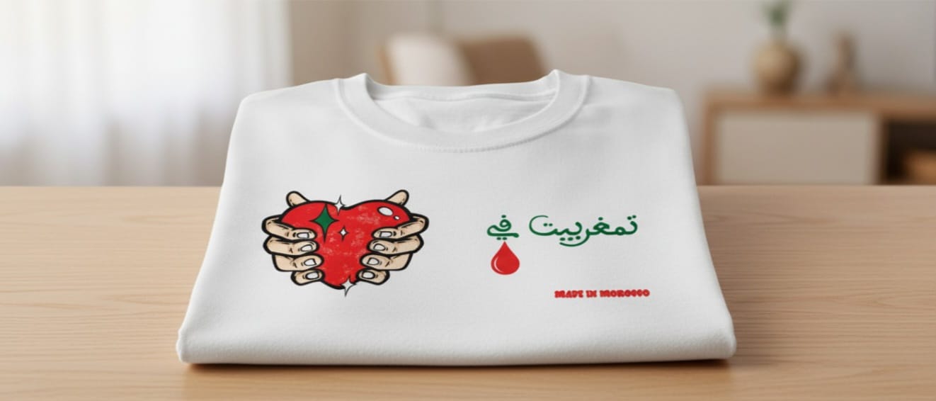 Printed T-shirt Morocco Wonderdiina
